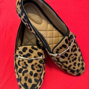 Leopard Print Loafers